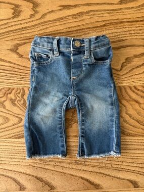 Baby Blue Denim Cutoff Jeans